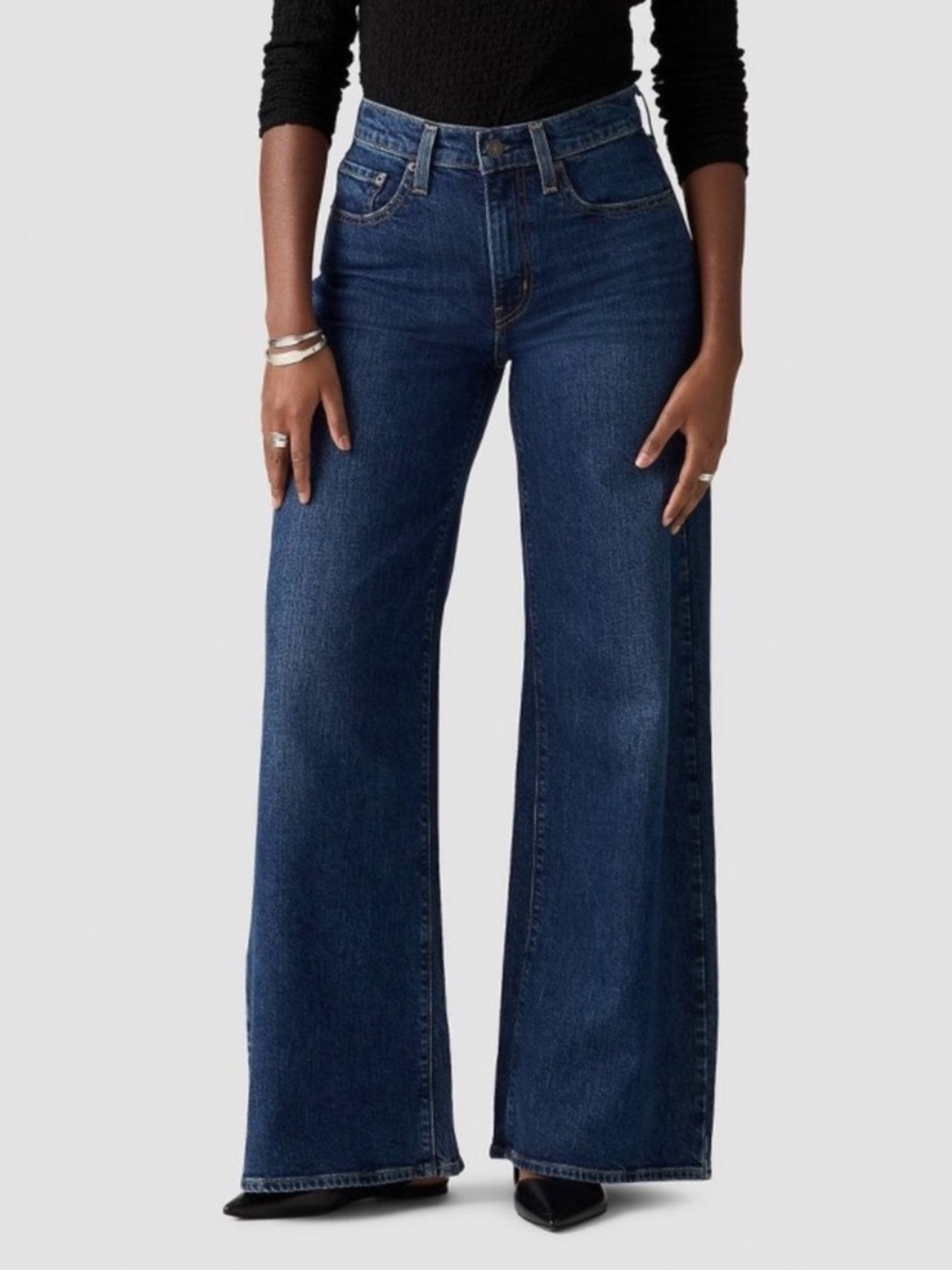 Levi’s Women’s 728 High Rise Wide Leg Jeans - Woodstock Size 24x32 NWT